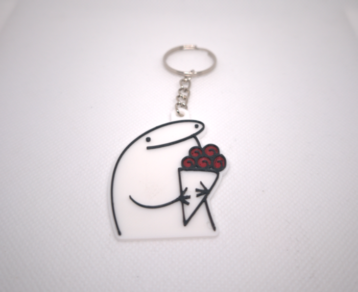 Gül Tutan Çizgi Adam