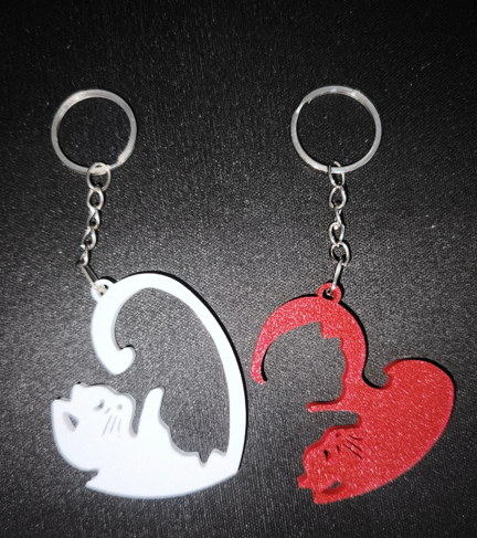 Kalp Birbirini Tamamlayan Kediler - Resim 2