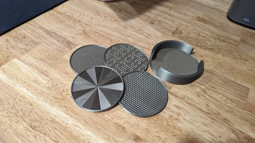 Desenli Bardak Altlığı (4 adet)