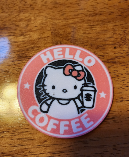 Hello Kitty Bardak Altlığı (2 adet)