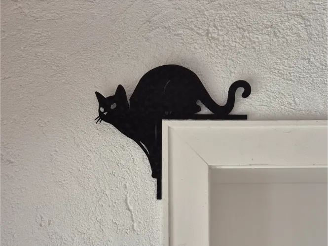 Sevimli Kedi Kapı Süsü