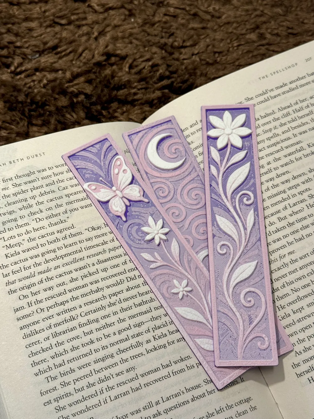 Renkli Desenli Kitap Ayracı