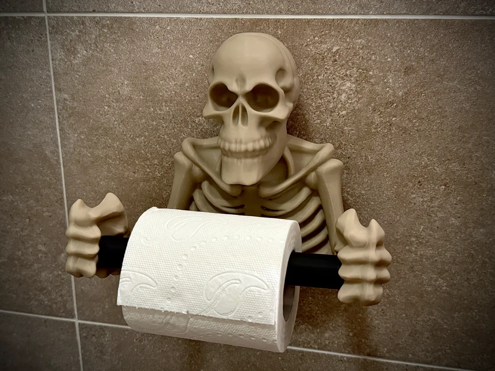 İskelet Tuvalet Kağıdı Tutucu
