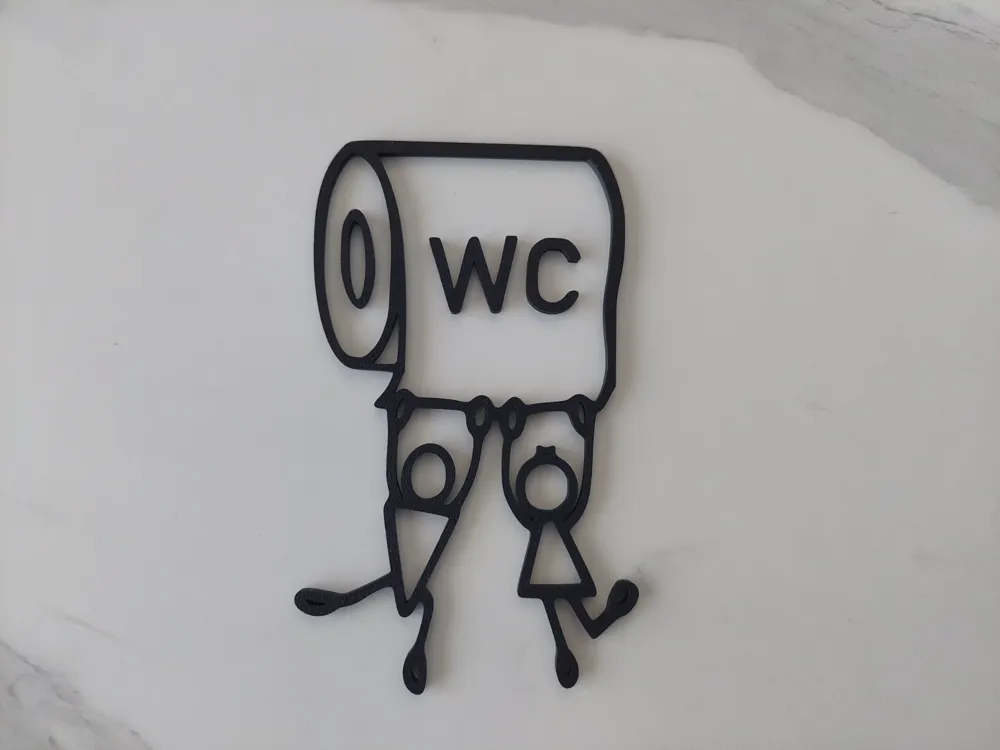 WC Kapı Süsü