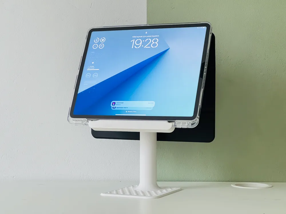 Modern Tek Renk Tablet Standı