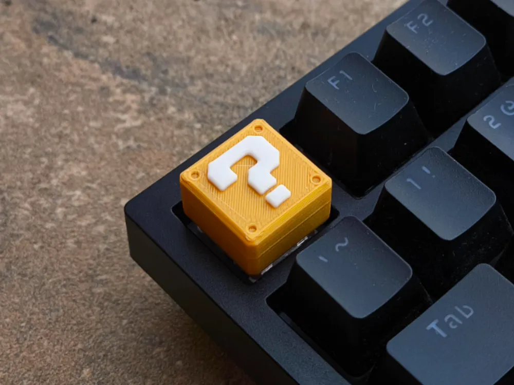 Süper Mario Gizemli Kutu Klavye Tuşu