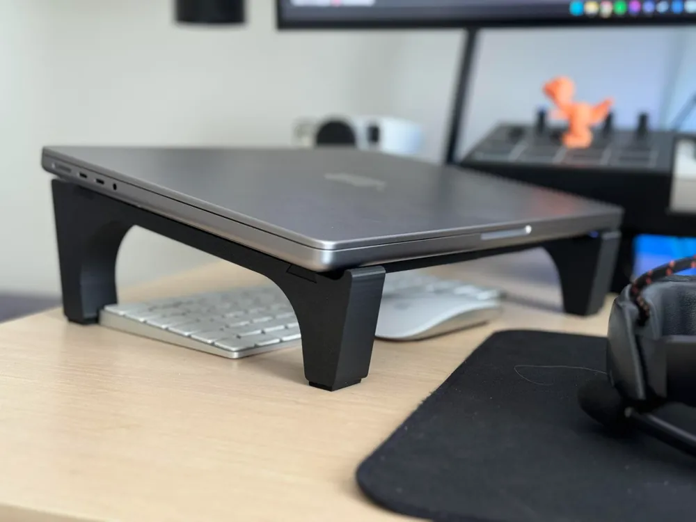 Alt Bölmeli Laptop Yükseltici Stand